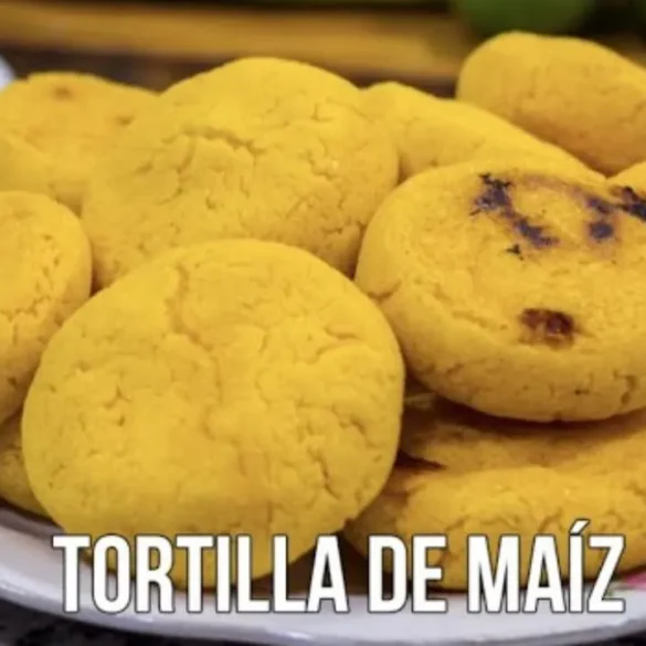 Tortilla de maíz manaba