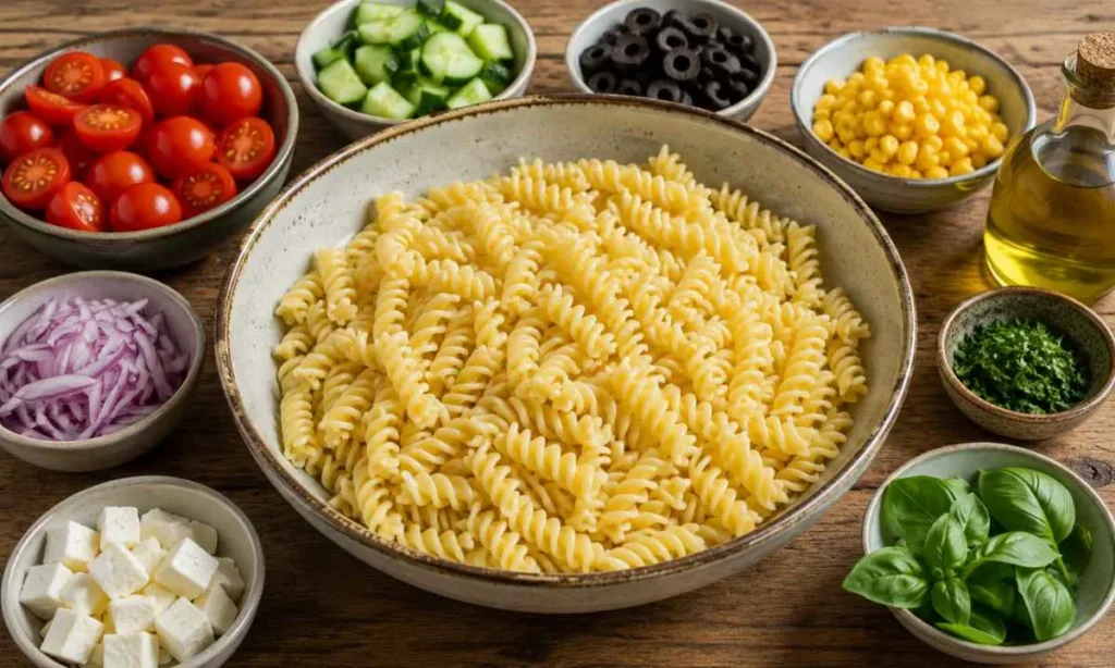 Ensalada de Pasta ingredientes