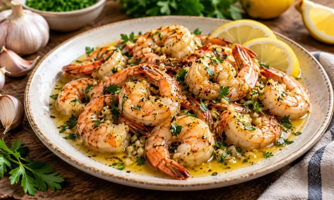 Camarones al ajillo
