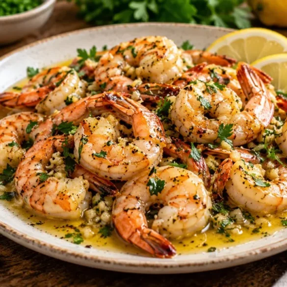 Camarones al ajillo